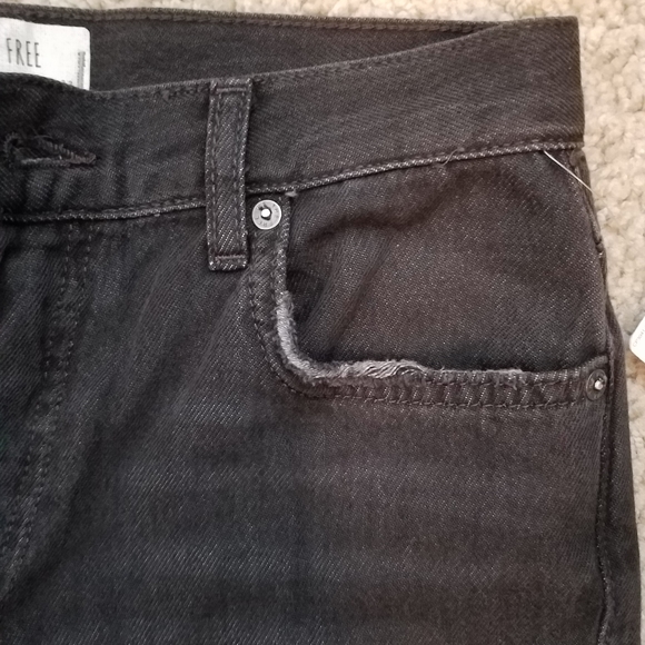 Free People Distressed Black jeans - Picture 4 of 9